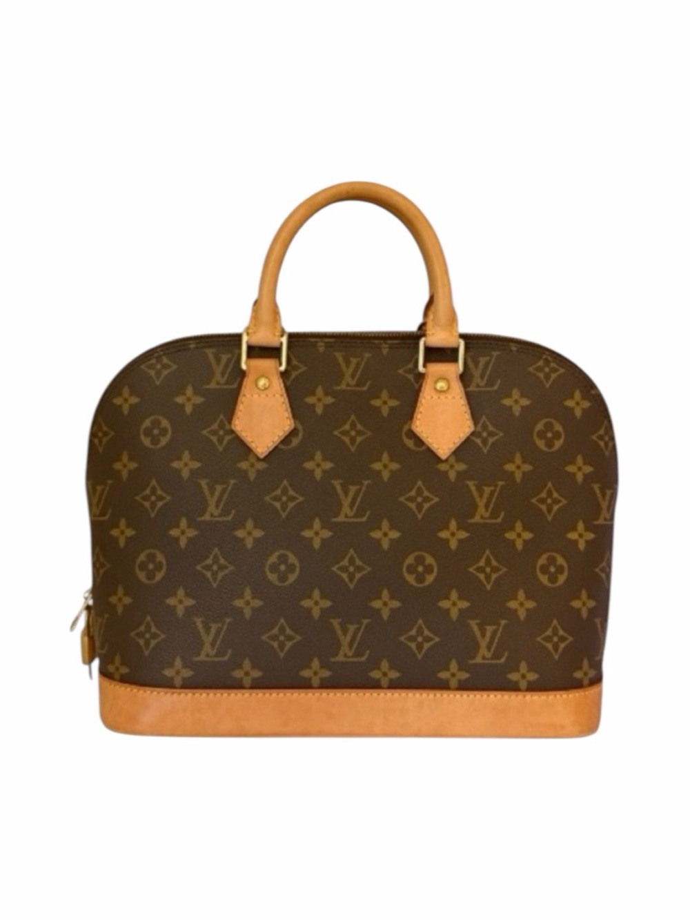 Louis Vuitton Alma PM Monogram Canvas Top Handle Bag with Lock & Dust Bag